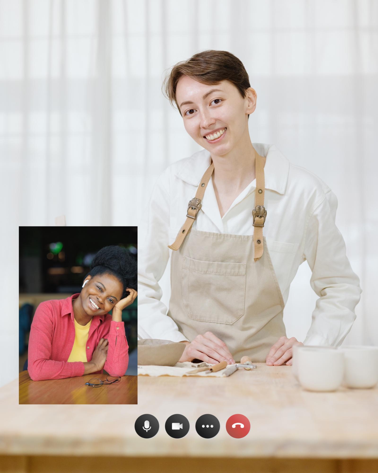 Sessione di consulenza online con chef